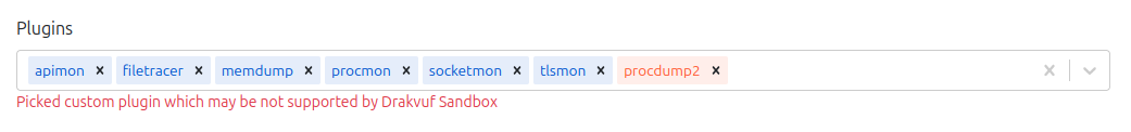 Custom plugin choice in Upload menu